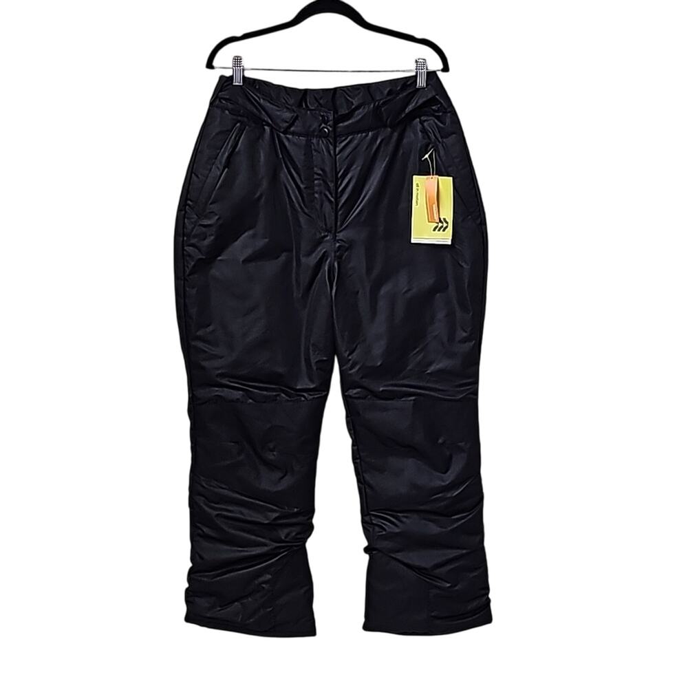 All In Motion Black Snow Pants Winter Ski Pants Size XL NWT